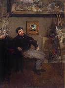 James Tissot Tissot in an artist's studio (nn01) oil painting